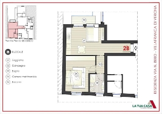 zoom immagine (Appartamento 51 mq, 1 camera, zona Villafranca di Verona - Centro)