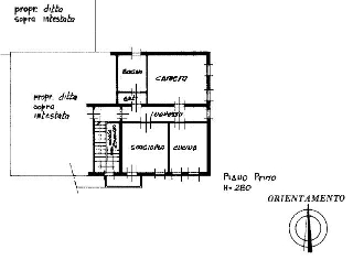 zoom immagine (Appartamento 79 mq, soggiorno, 1 camera, zona San Pietro di Stra)